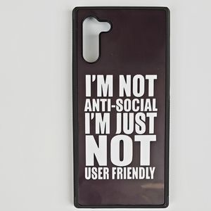 Im Not User Friendly!  Galaxy Note 10 Phone Case.